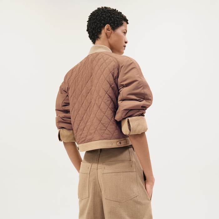 Beige Albâtre Reversible Jacket
