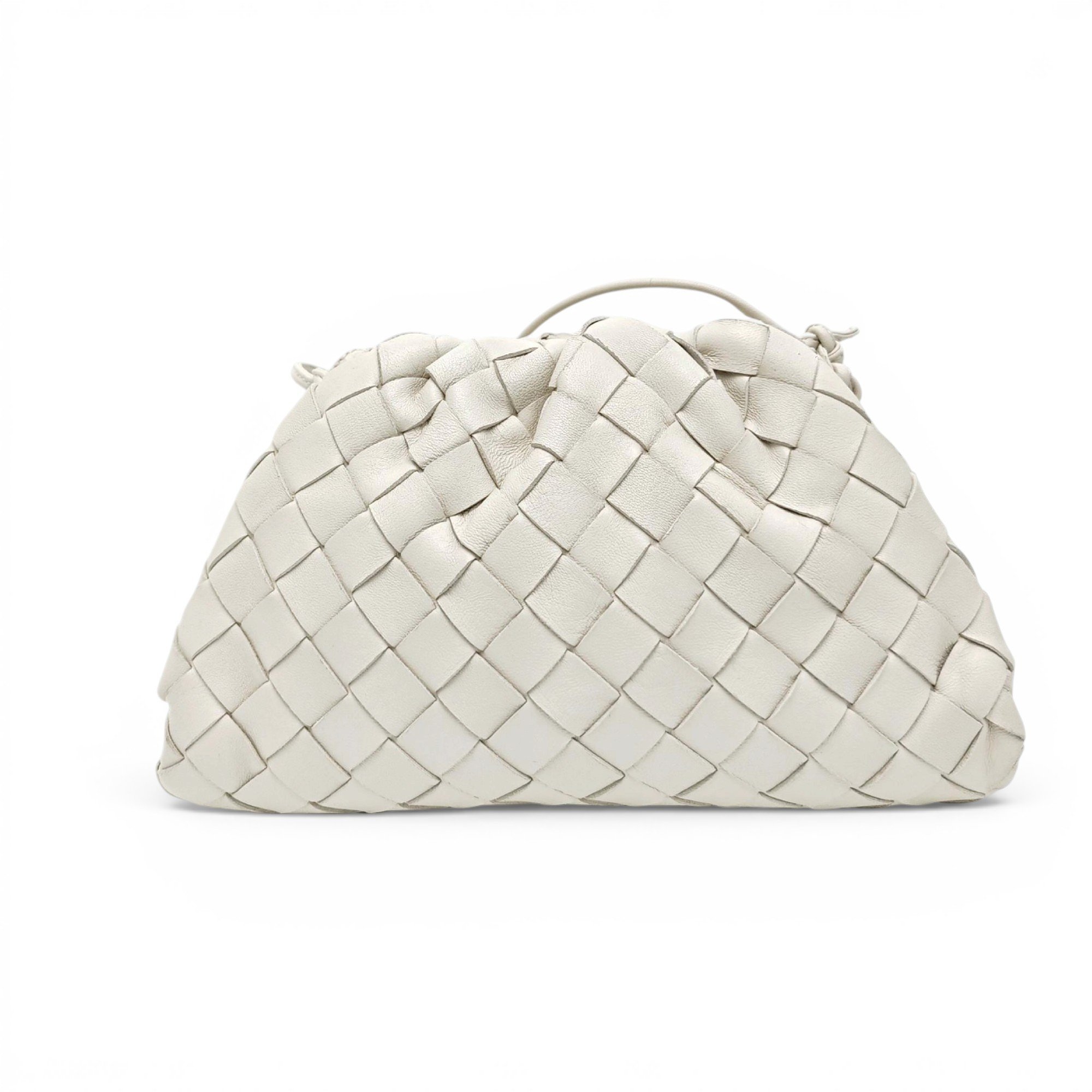 Pouch leather handbag