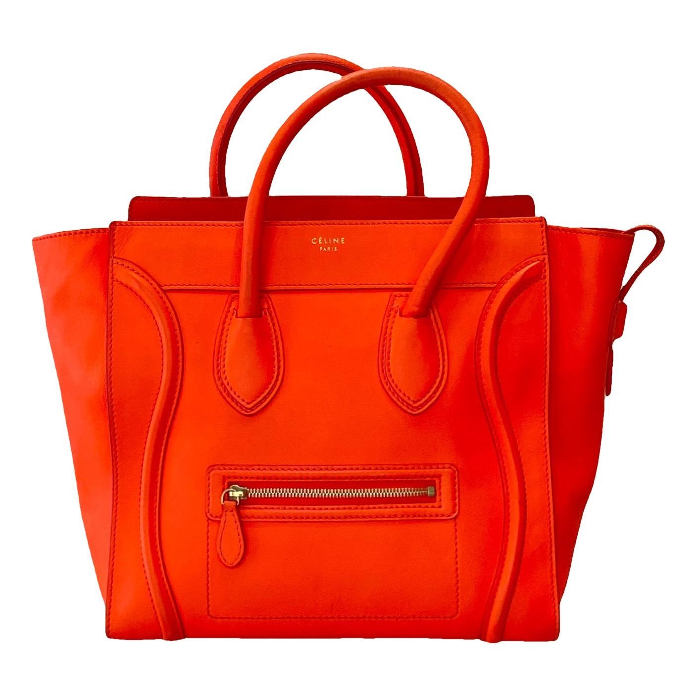 Luggage leather handbag