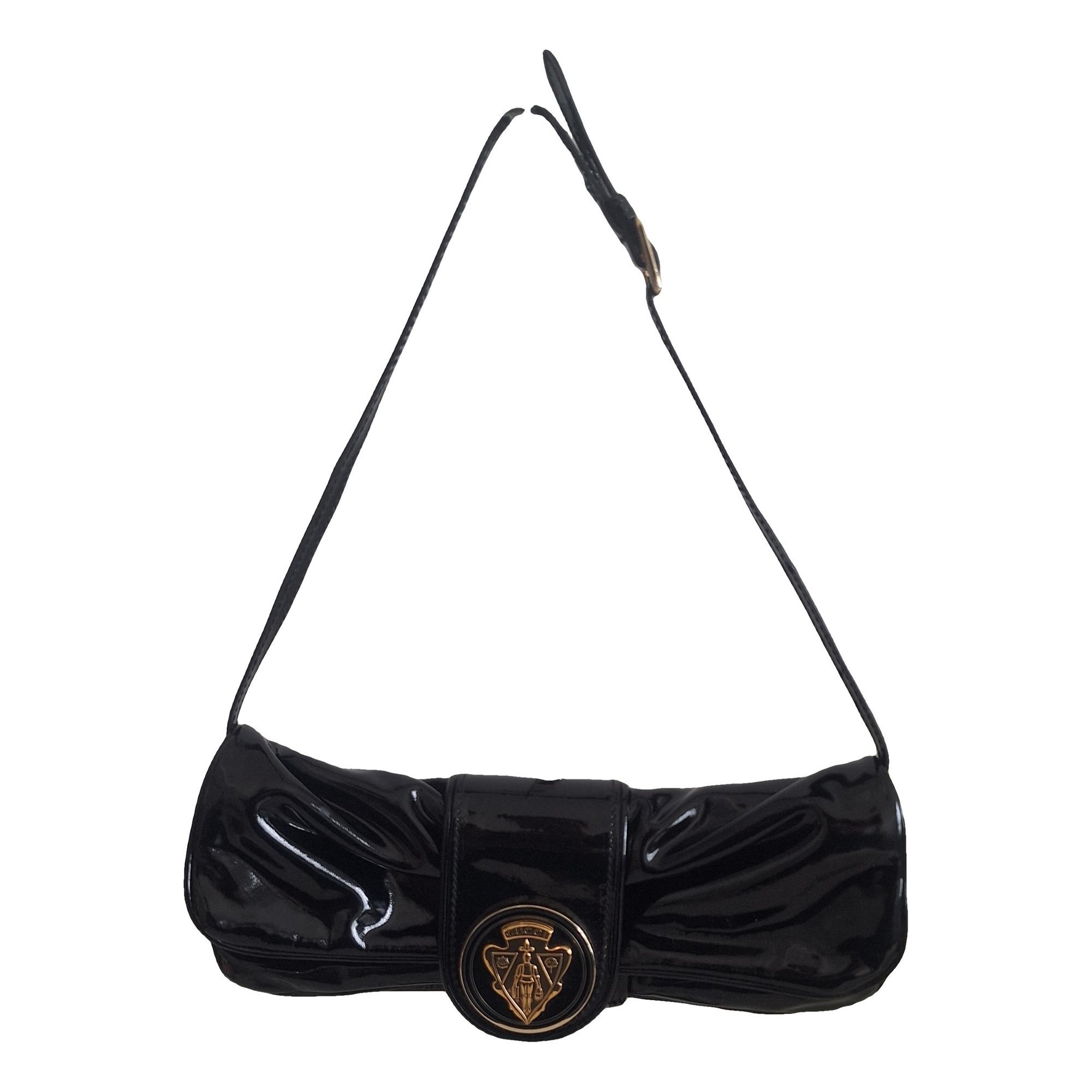 Patent leather handbag