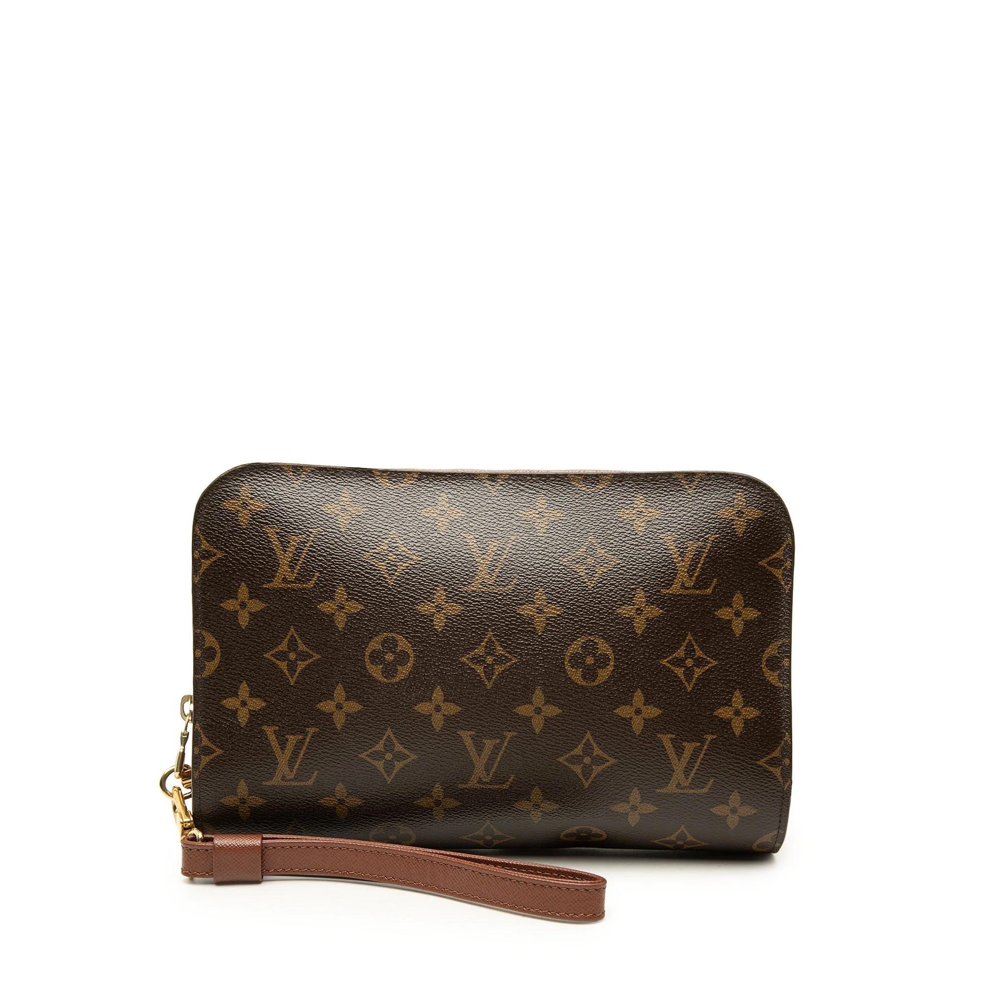Orsay leather clutch bag