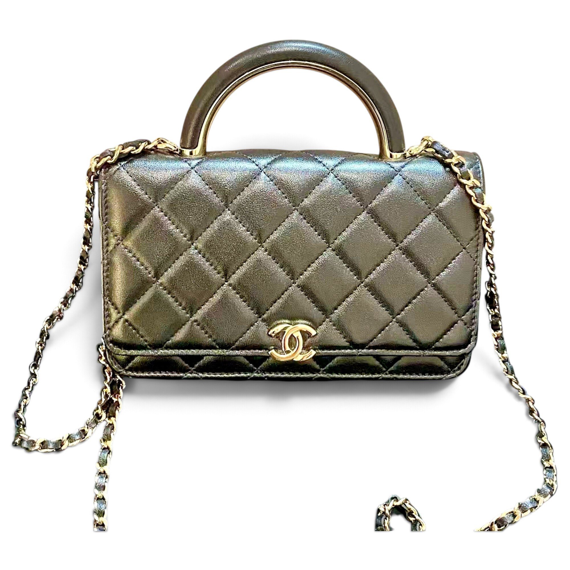 Timeless Classique Top Handle leather handbag