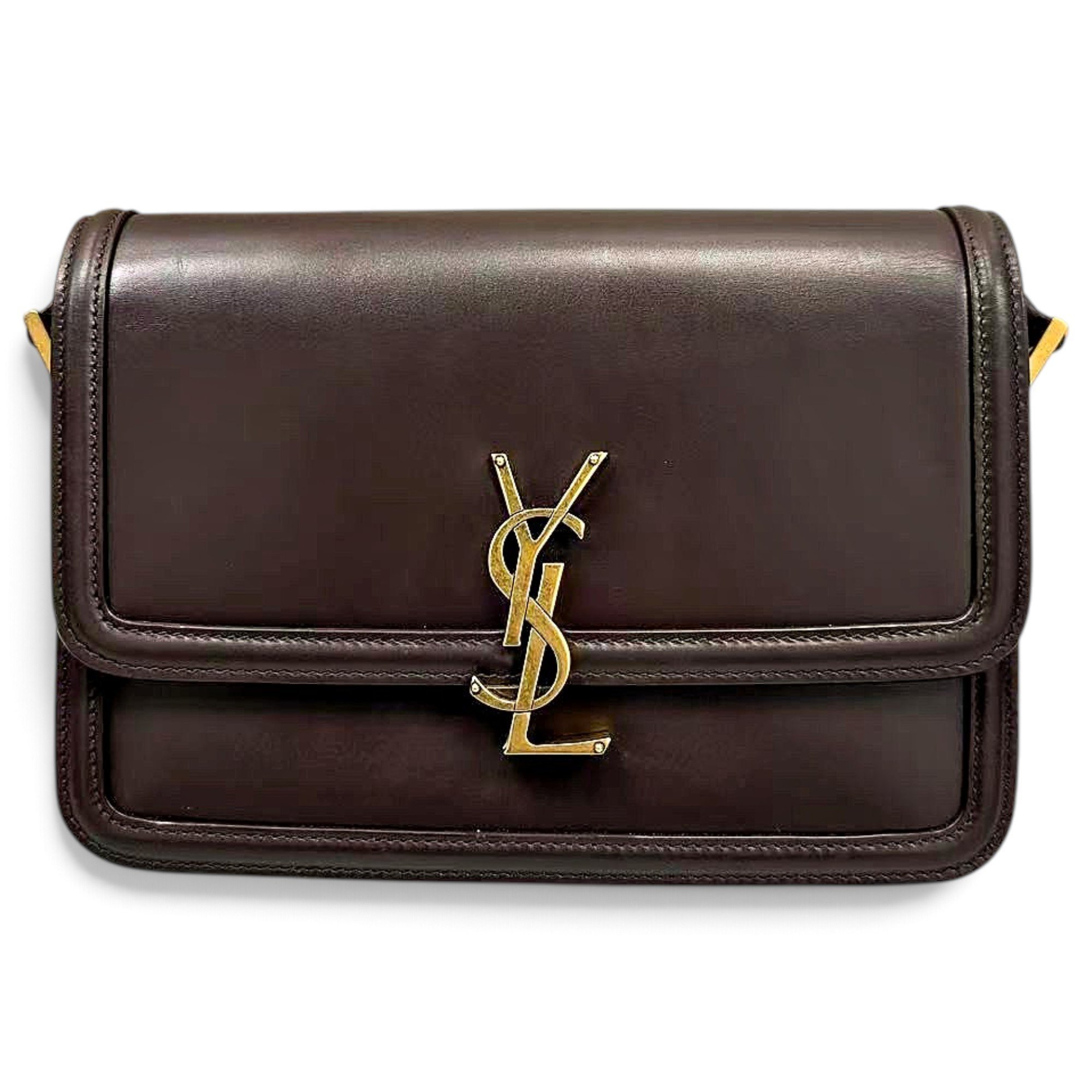 Solférino leather handbag
