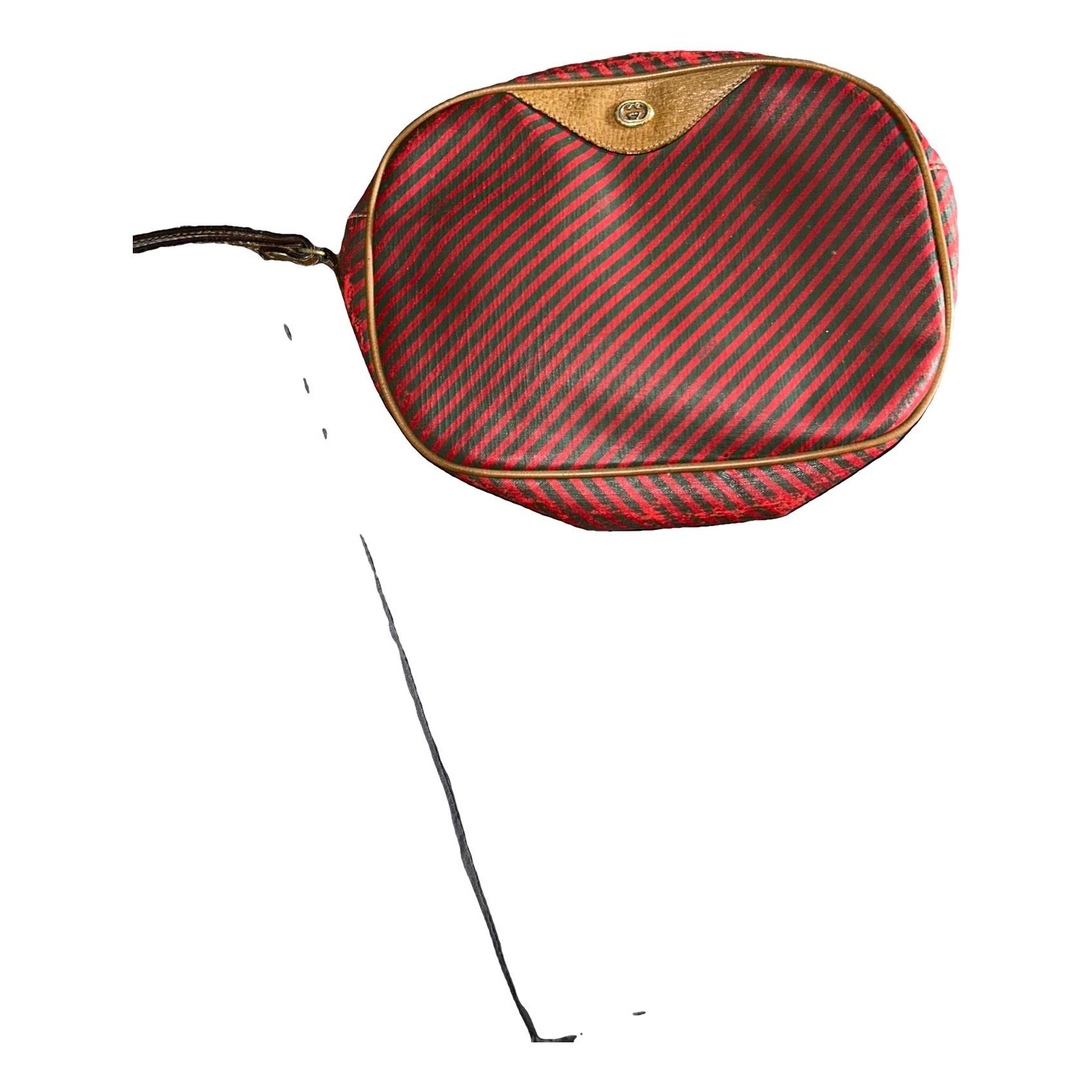 Leather clutch bag