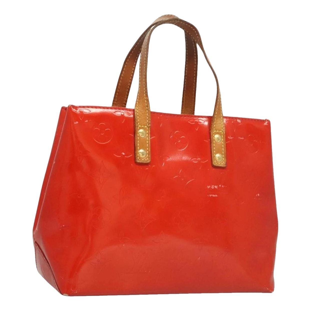 Patent leather handbag