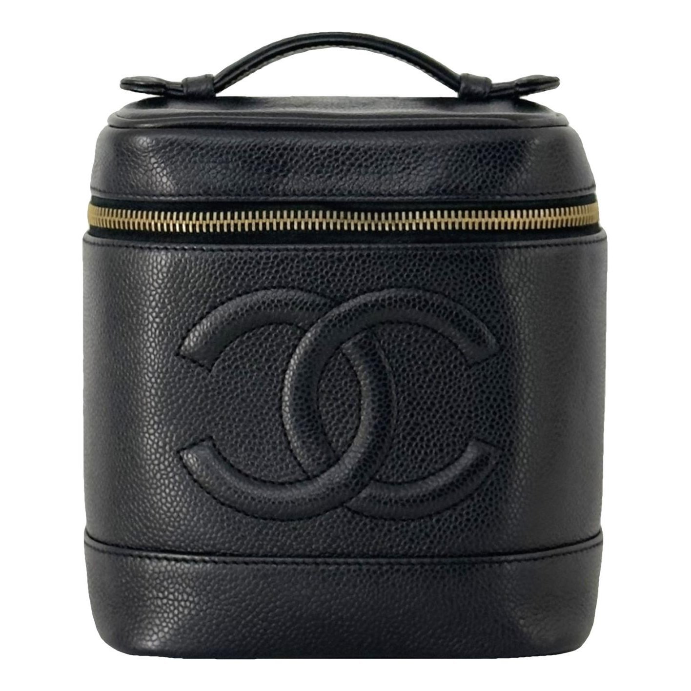 Vanity leather handbag