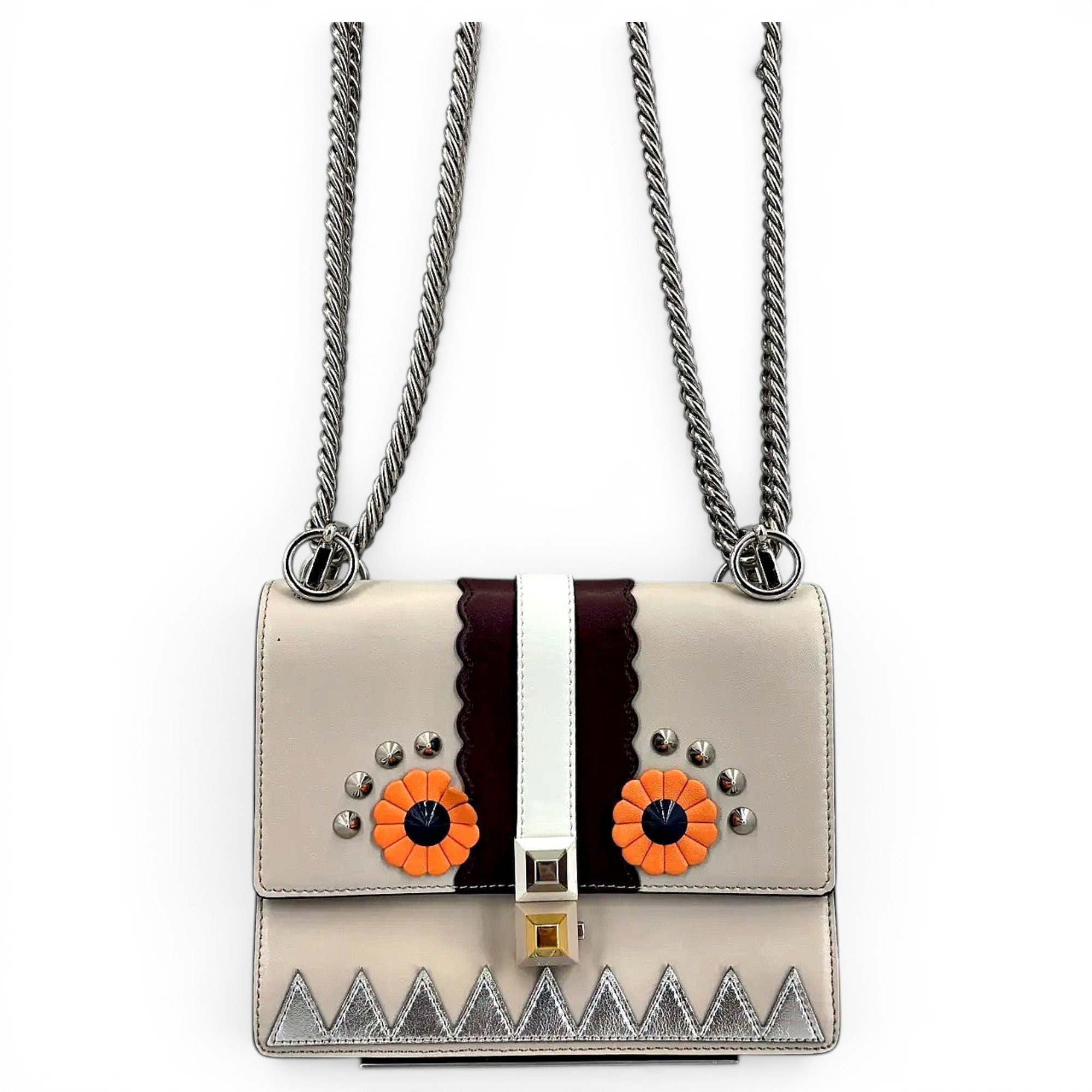 Kan I leather crossbody bag