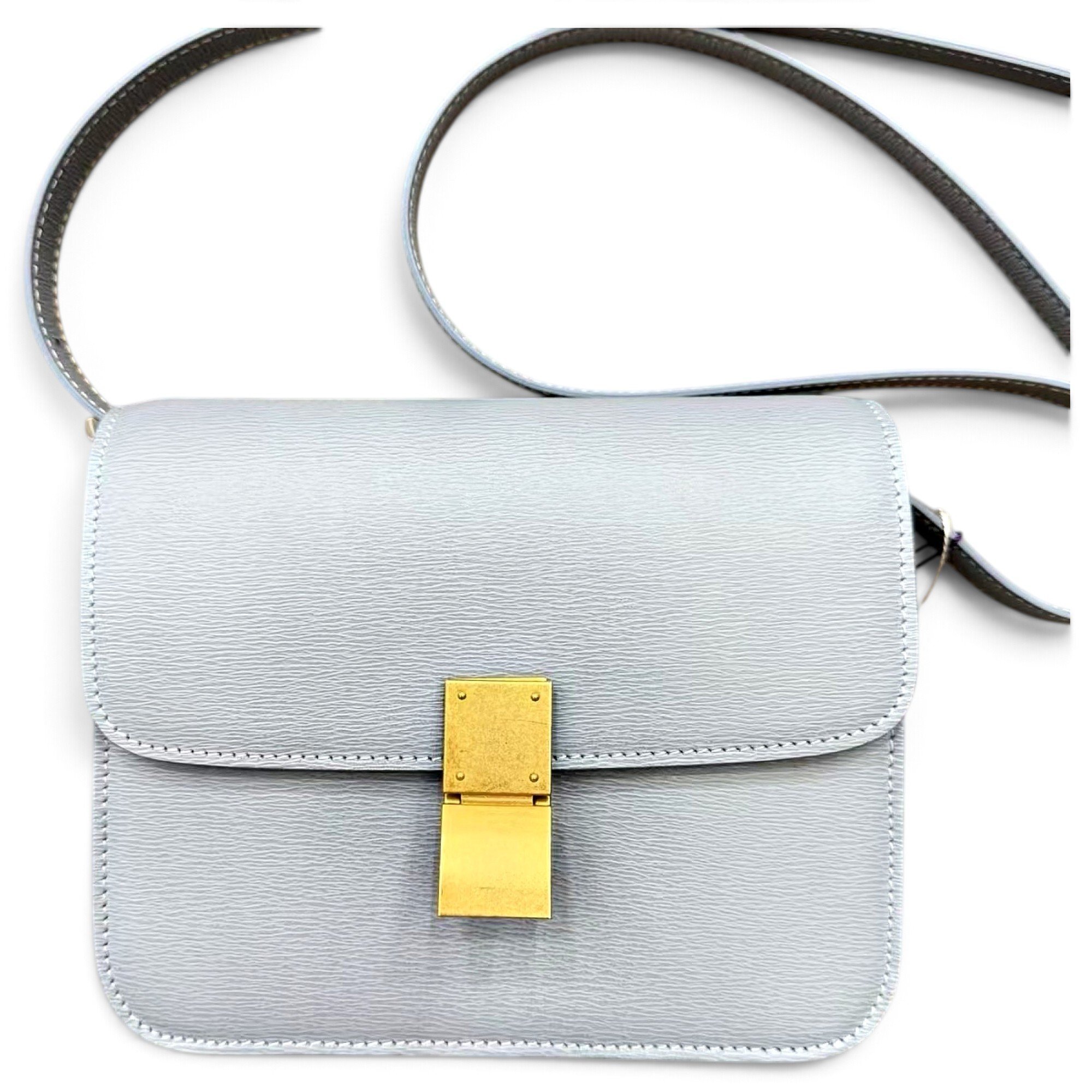 Classic leather crossbody bag