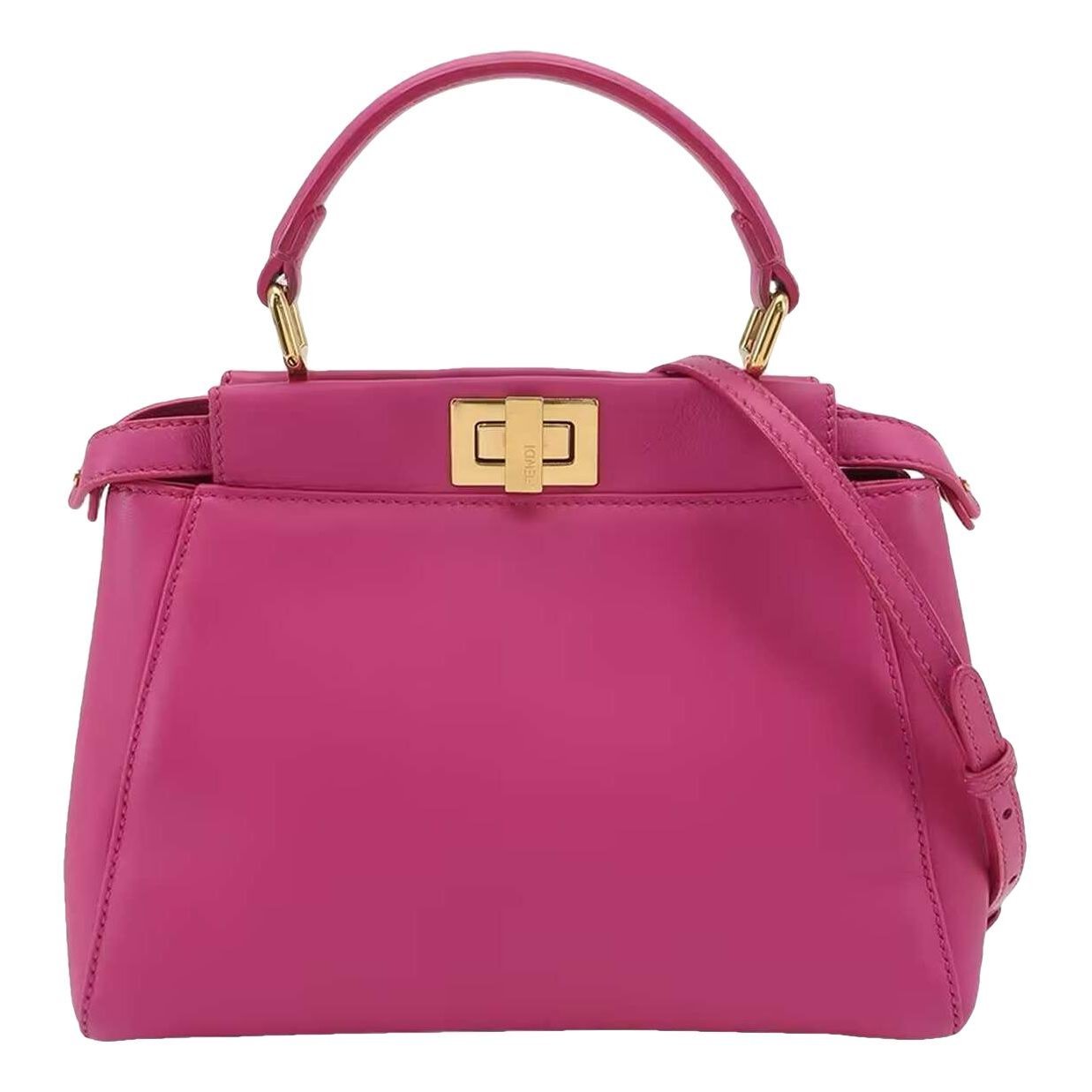 Peekaboo leather handbag