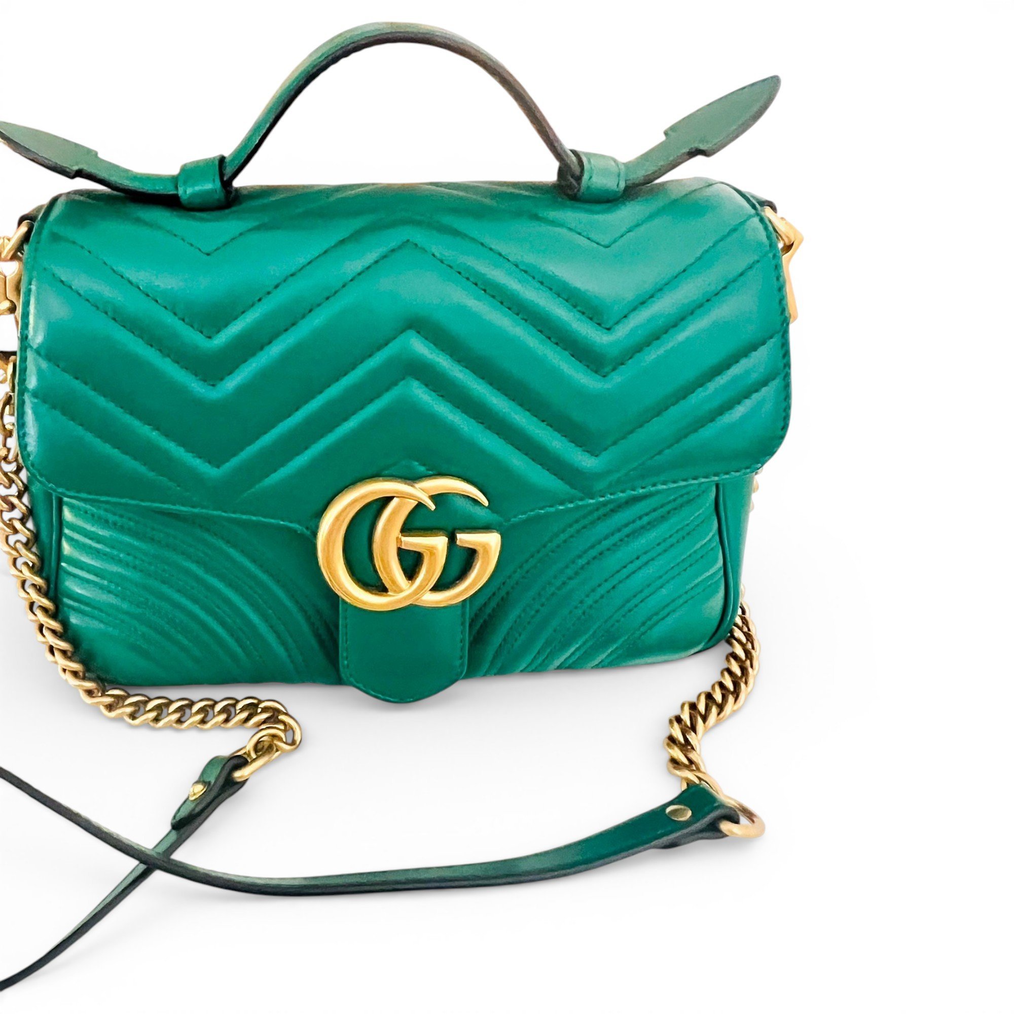 GG Marmont Flap leather handbag