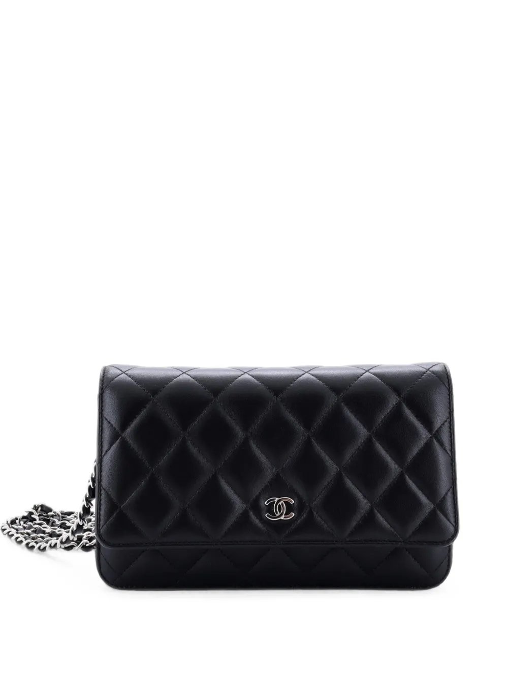 Wallet on Chain Quilted Lambskin crossbody bag