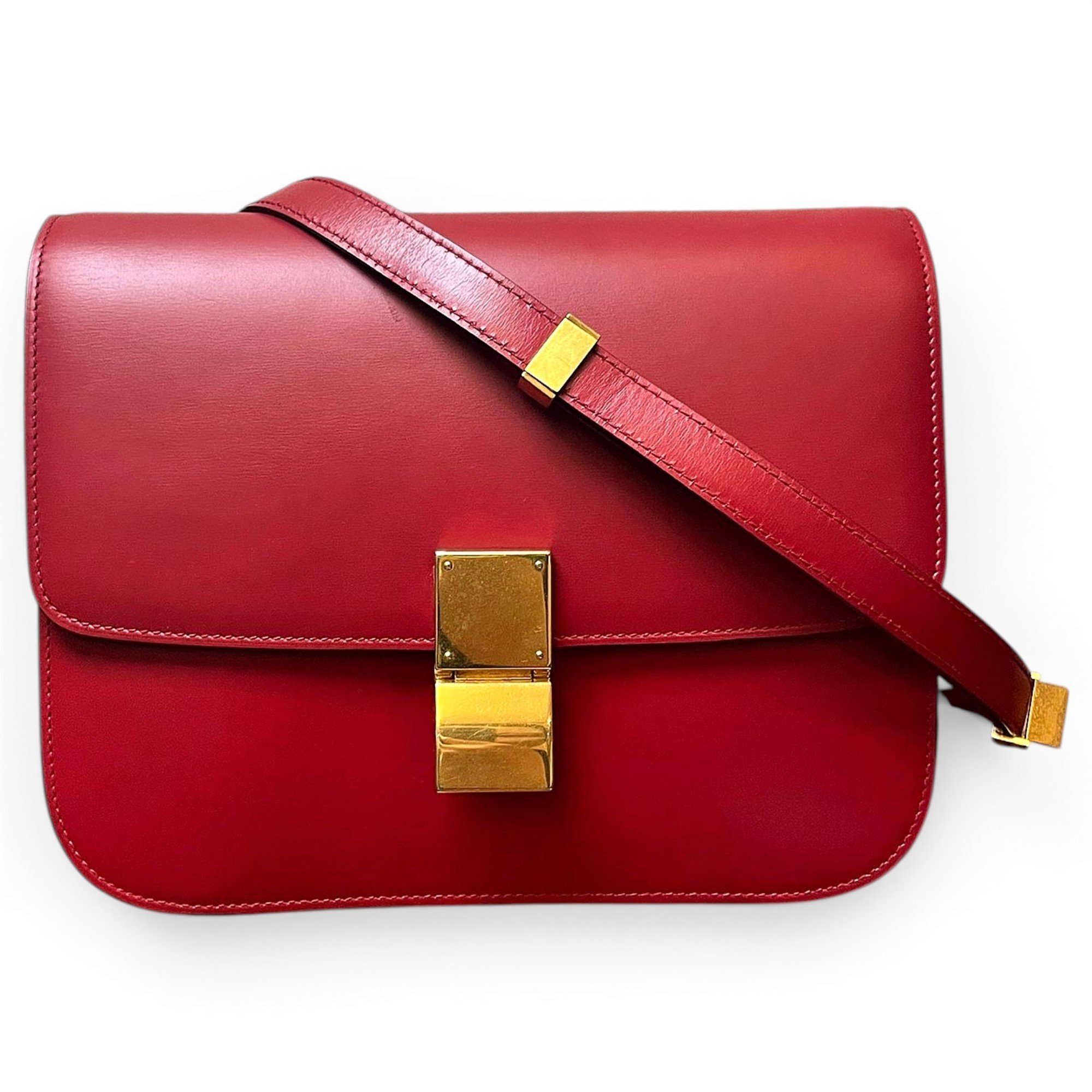 Classic leather crossbody bag