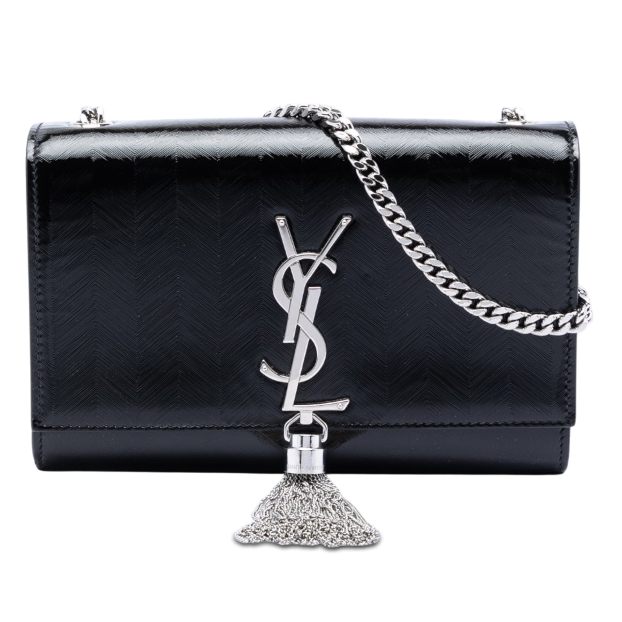 Patent leather crossbody bag