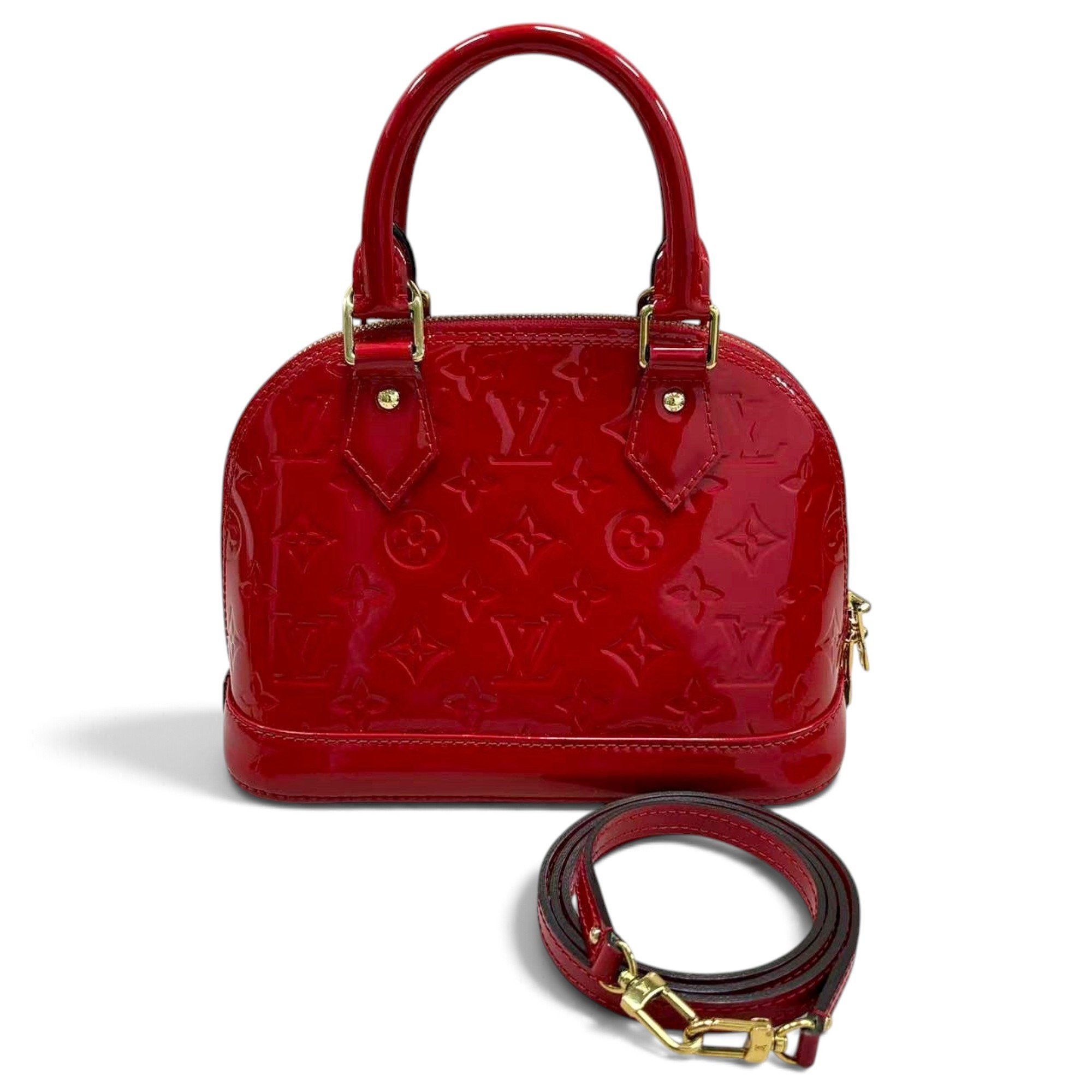 Alma BB patent leather handbag