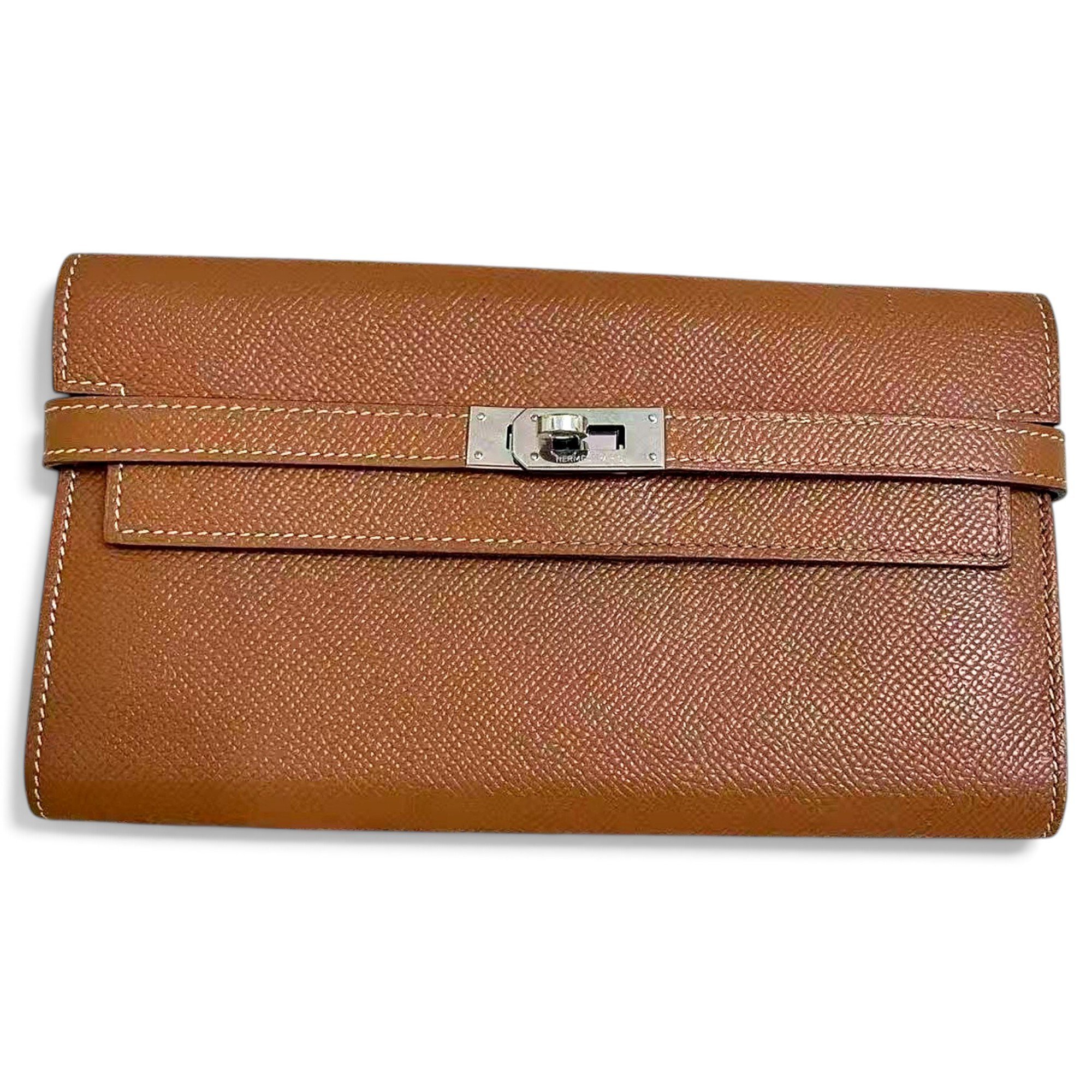 Kelly to go leather clutch bag