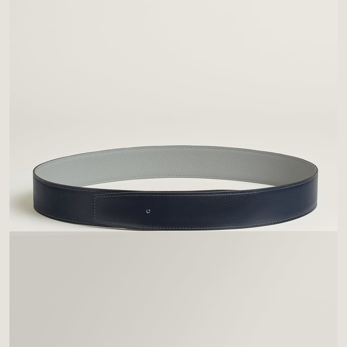 Reversible leather strap 38 mm