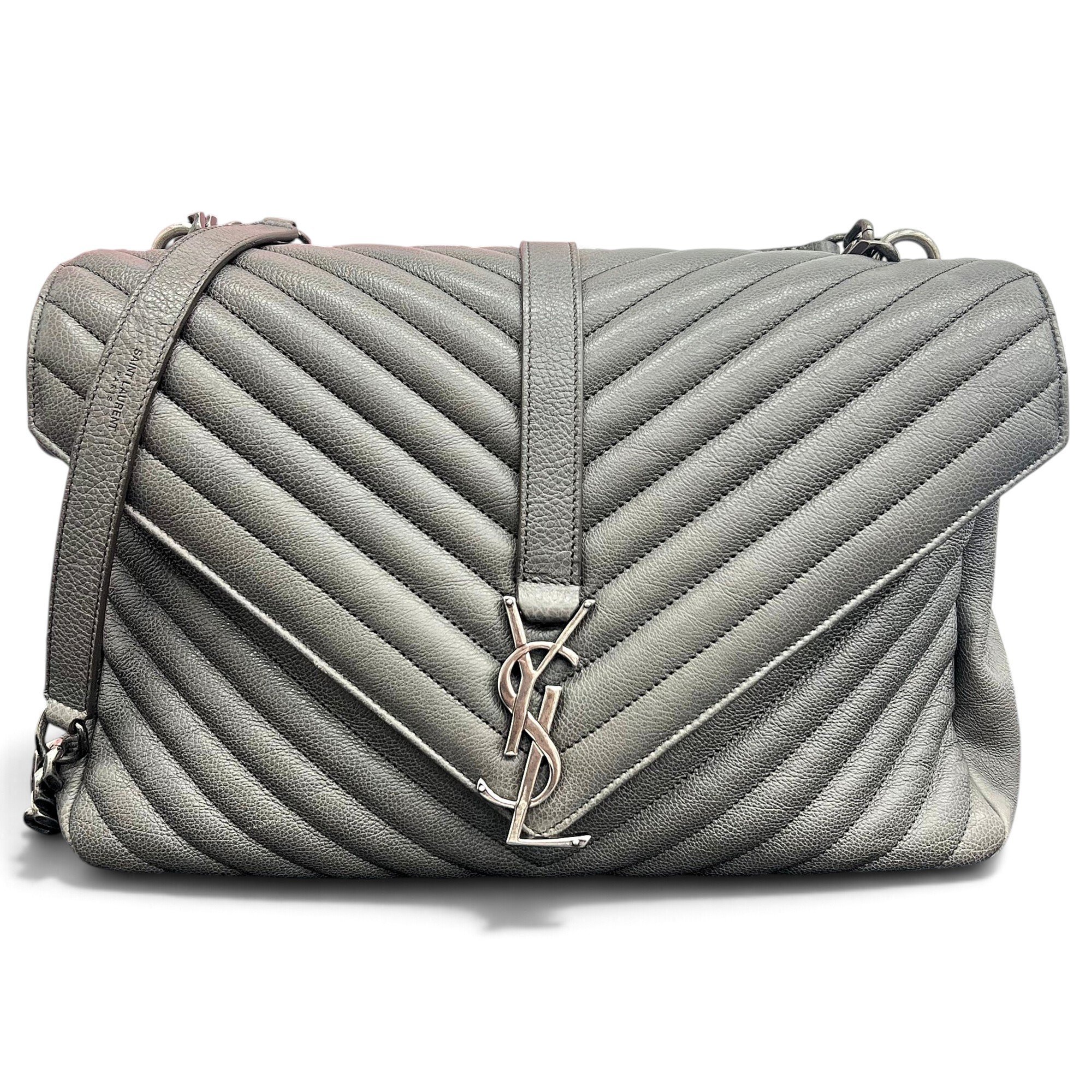 Collége monogramme leather handbag