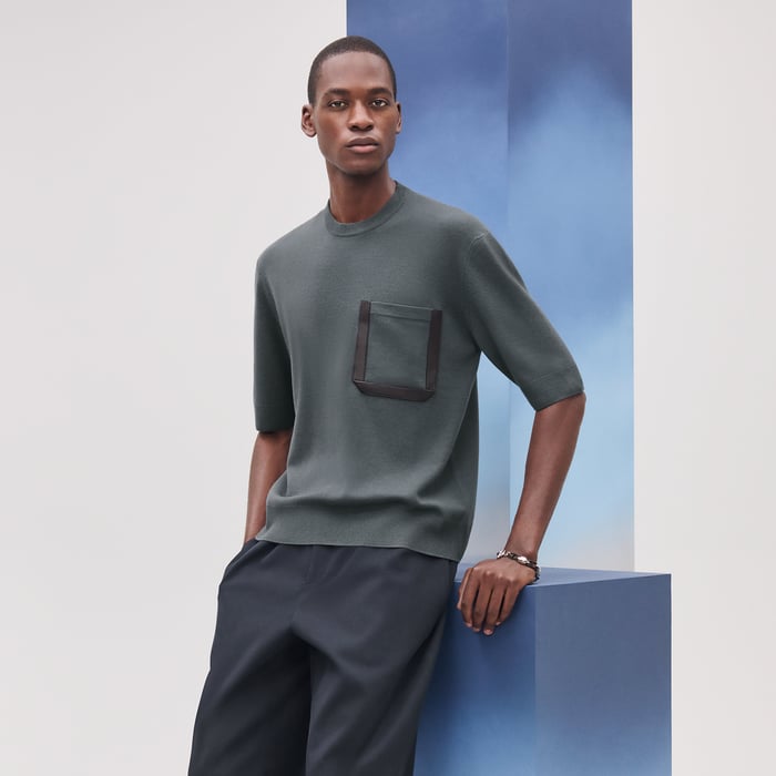 Orage "Virage Cuir" Crewneck Sweater