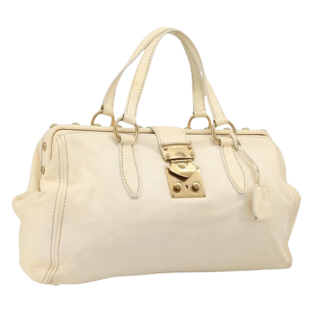 Beau leather handbag