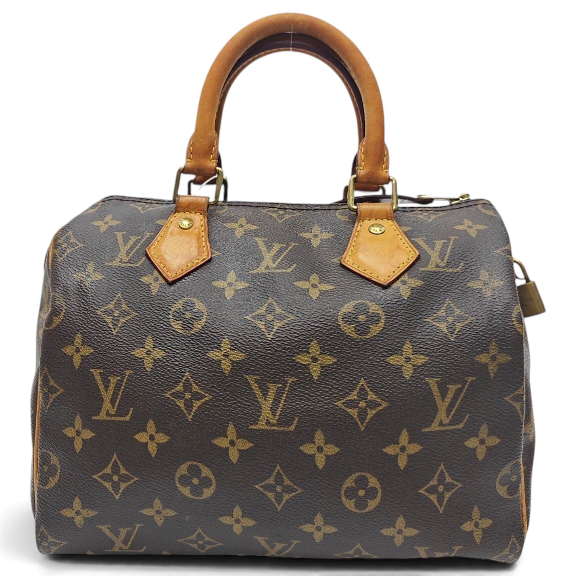 Speedy leather handbag