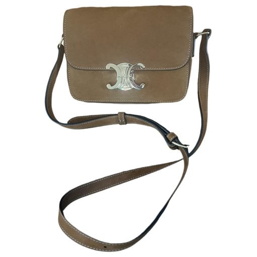 Triomphe leather crossbody bag