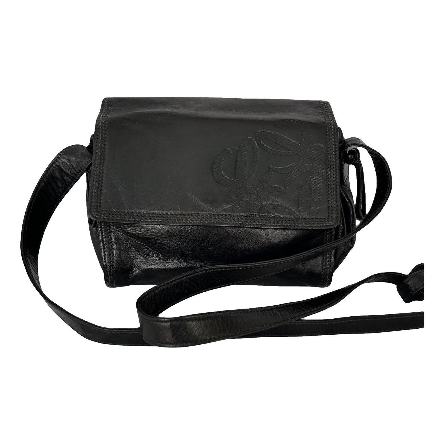 Leather crossbody bag