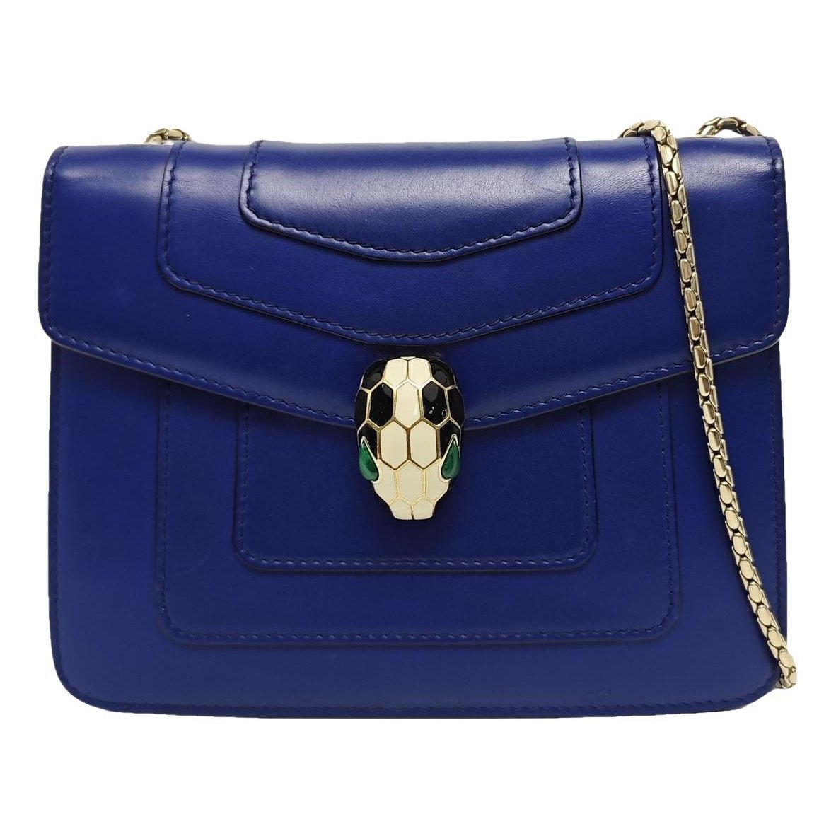 Serpenti leather crossbody bag