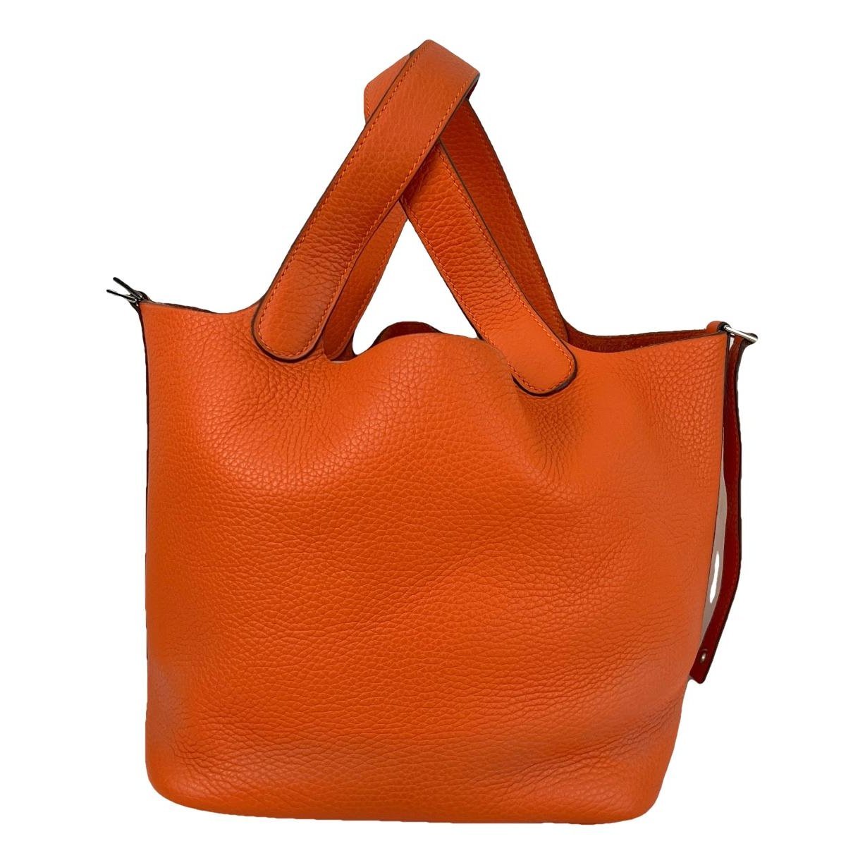 Picotin leather handbag
