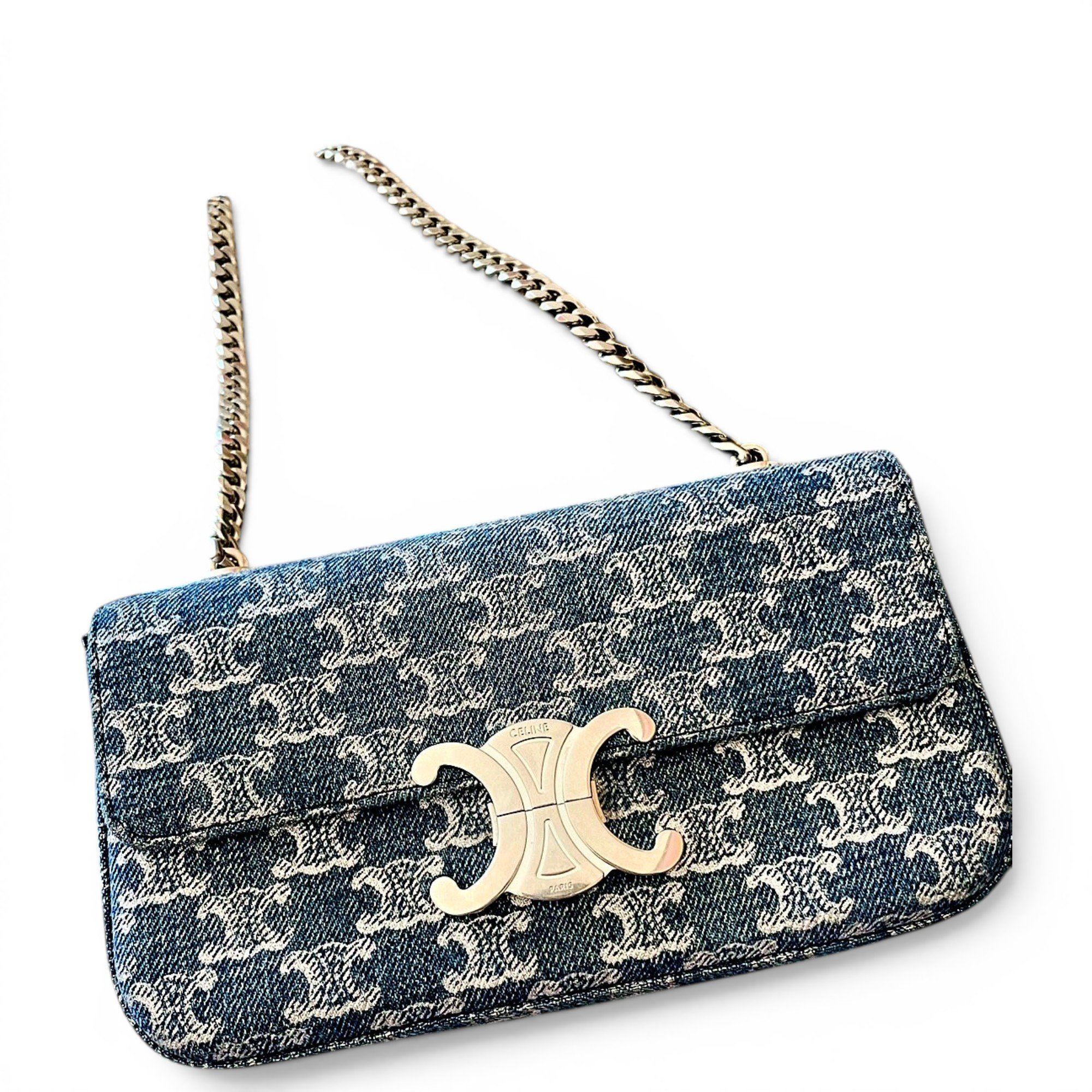 Triomphe chain handbag