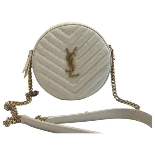 Vinyle leather handbag