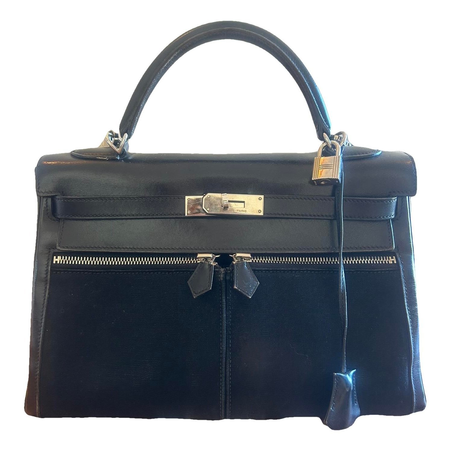 Hermes Kelly 32 Handbag Black 2008