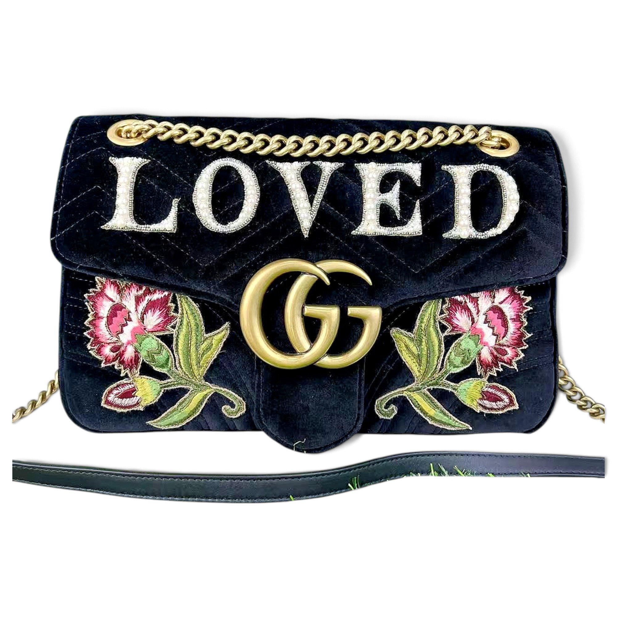Gucci GG Marmont Flap cloth handbag