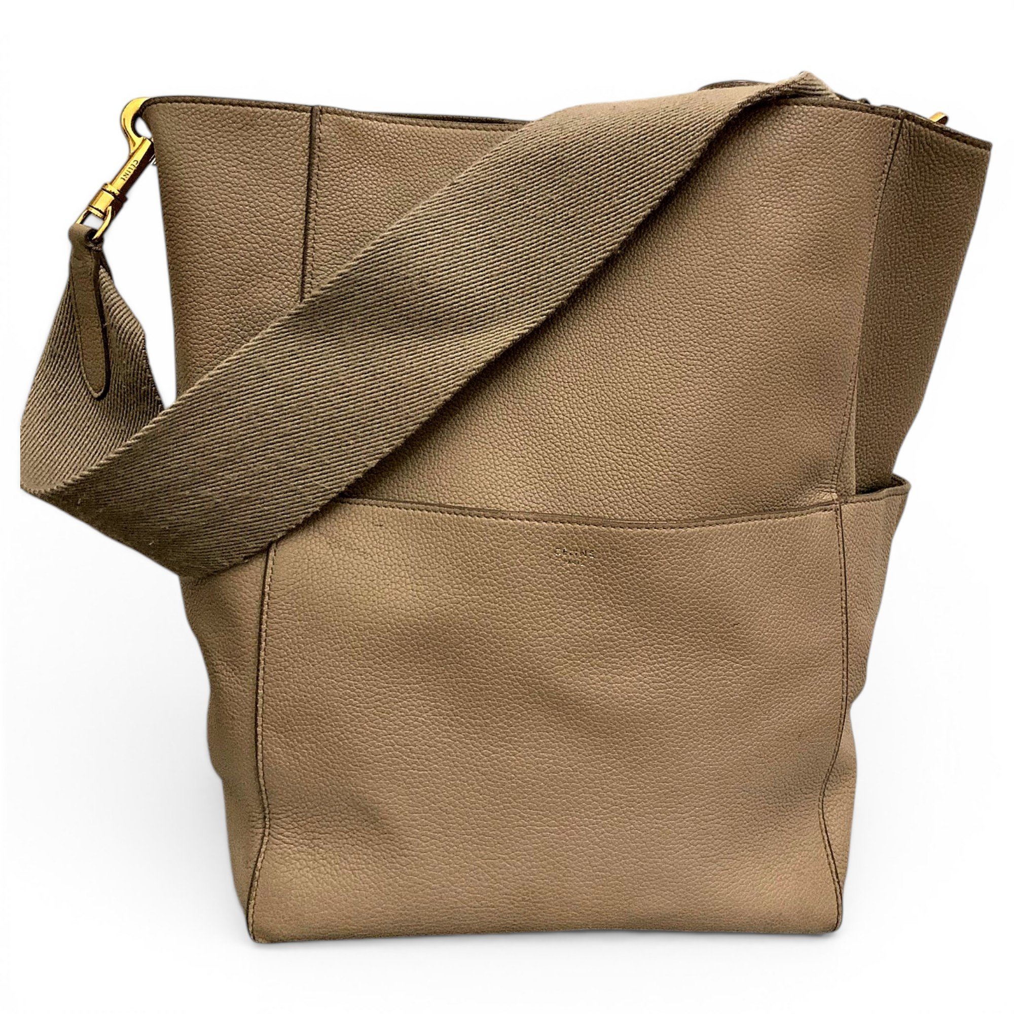 Seau Sangle leather tote