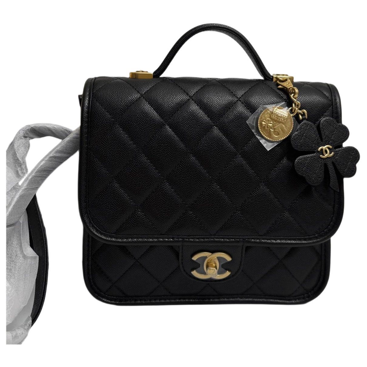 Leather backpack