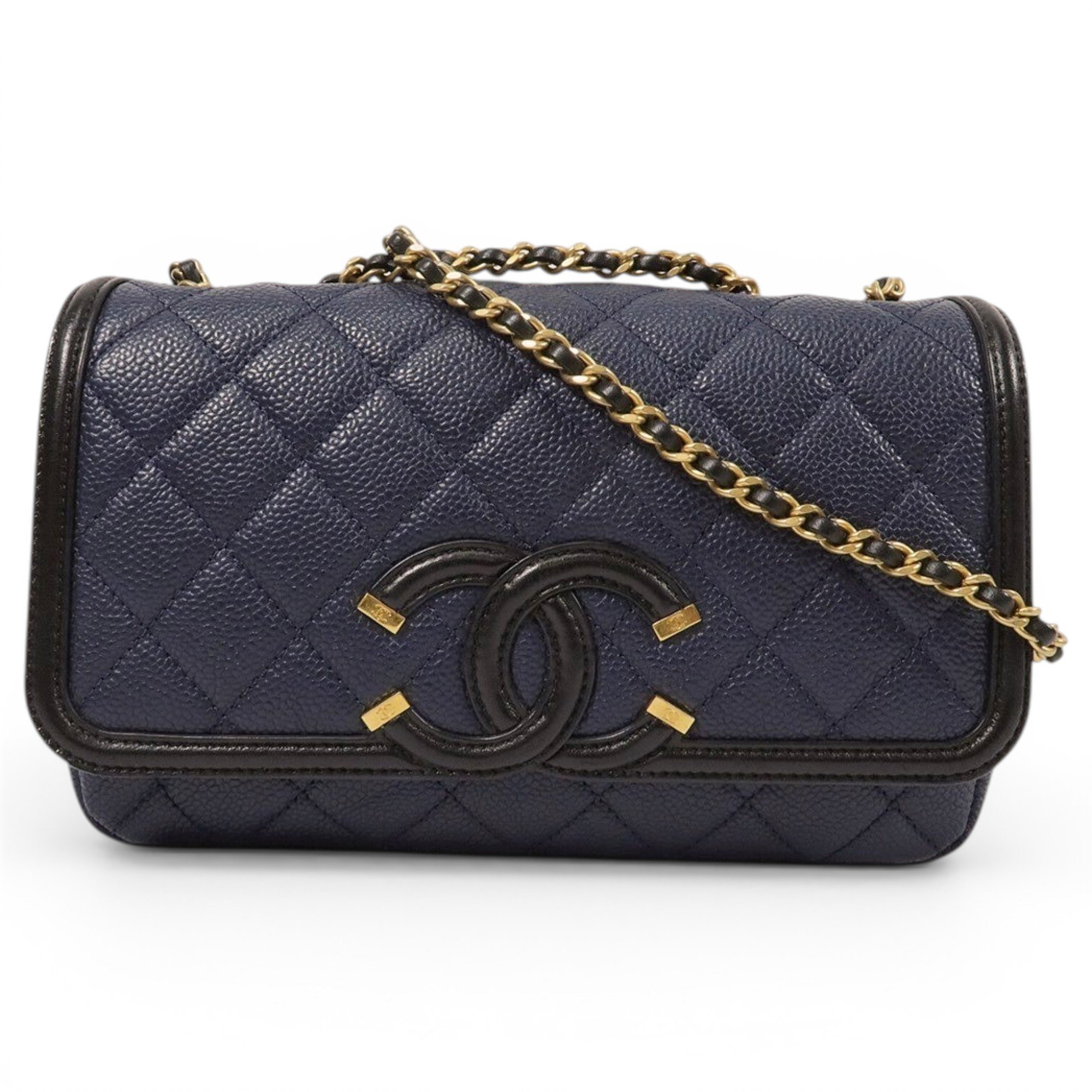 Wallet On Chain Timeless/Classique leather crossbody bag