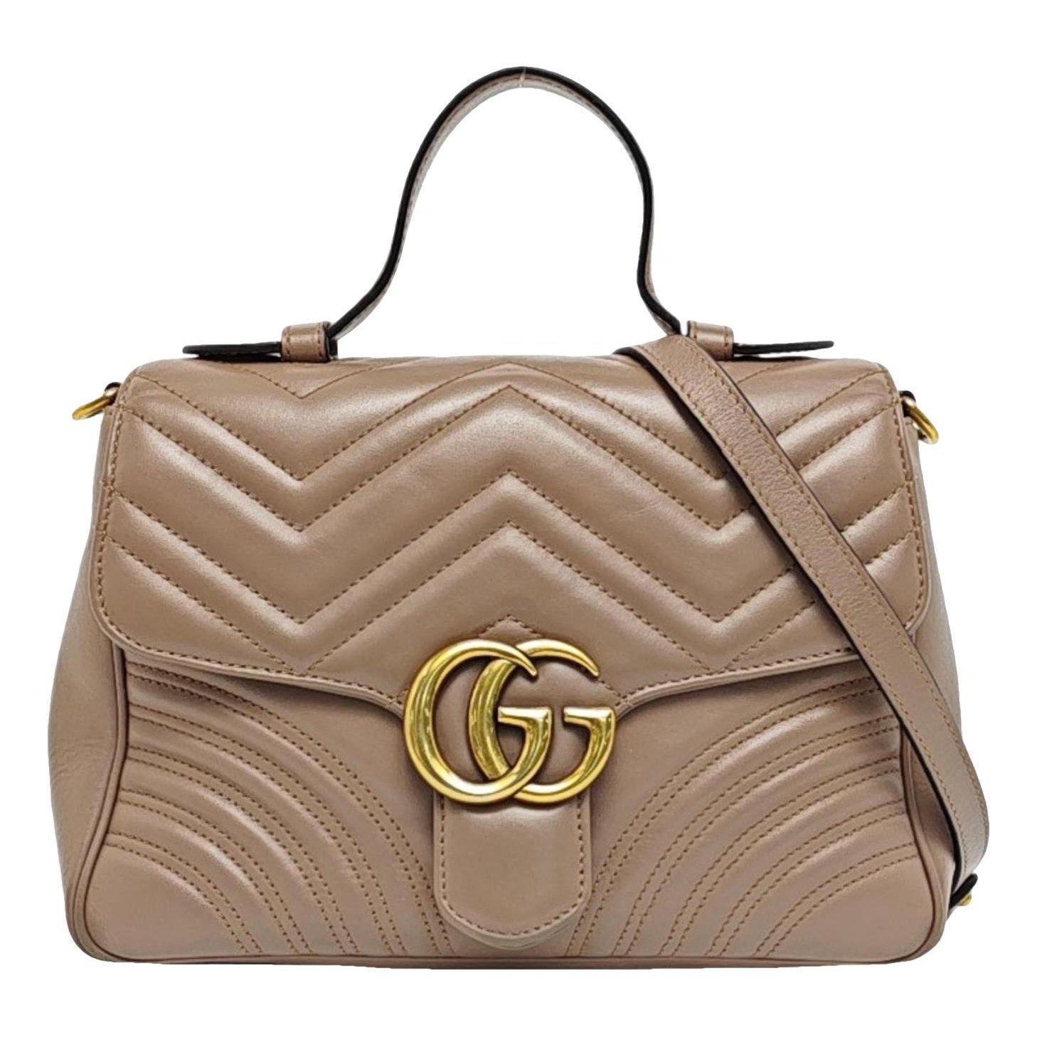 GG Marmont Flap leather handbag