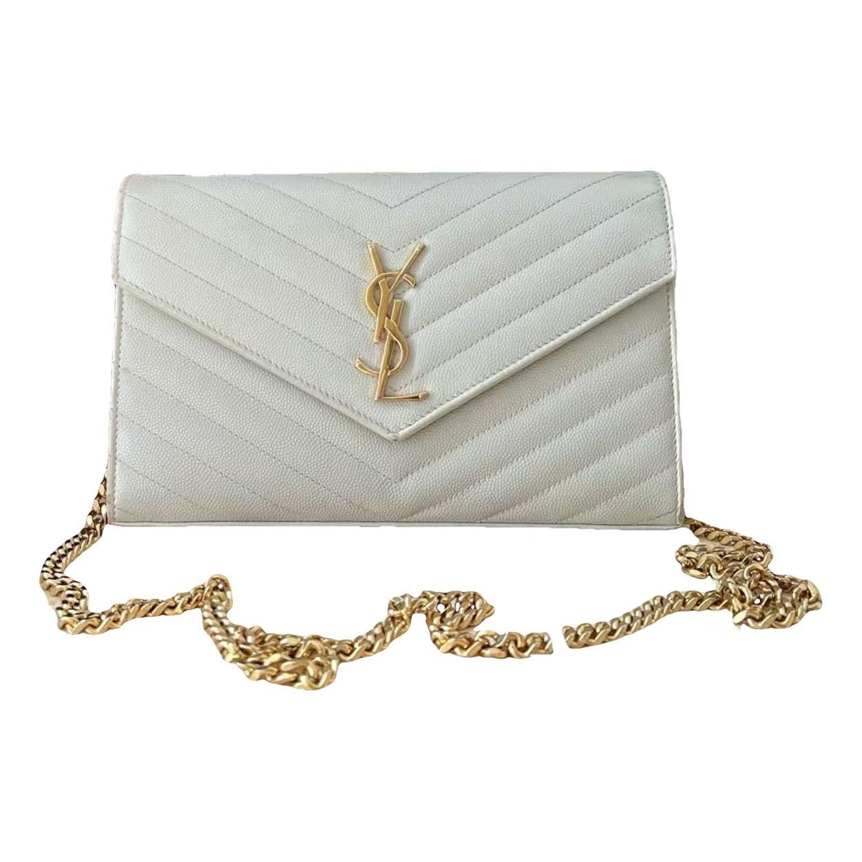 Portefeuille enveloppe leather handbag