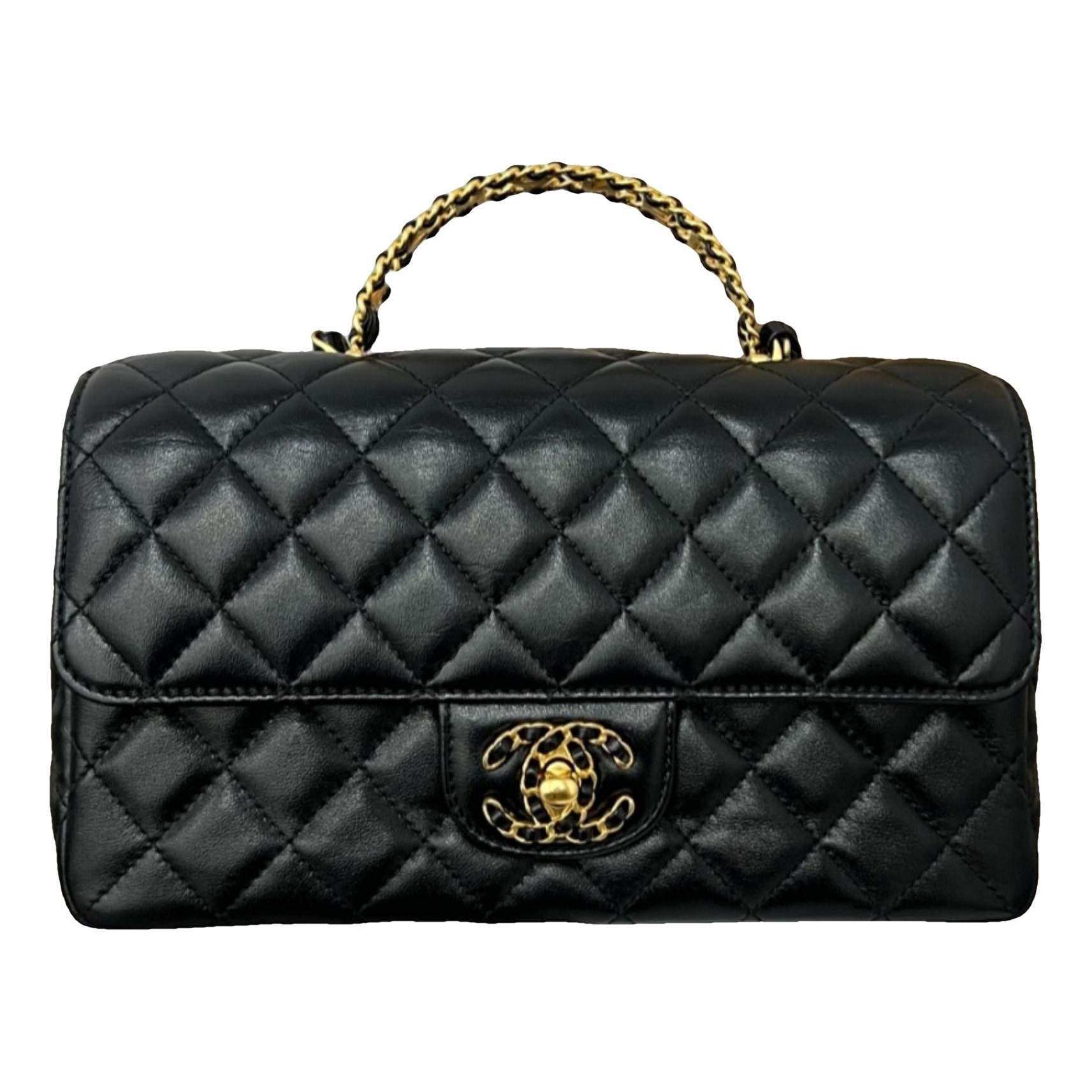 Timeless Classique Top Handle leather handbag