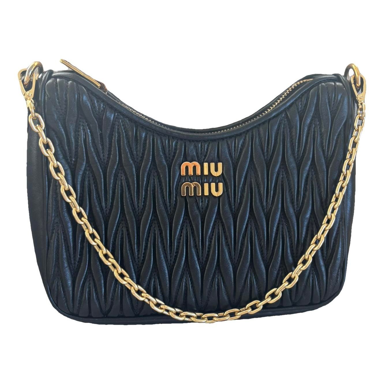 Matelassé leather handbag