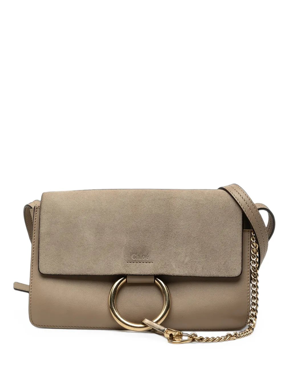 Chloe 2016 Small Suede and Calfskin Faye crossbody bag