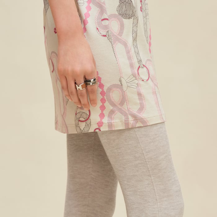 Beige Avoine "Palefroi Remix" Straight Dress
