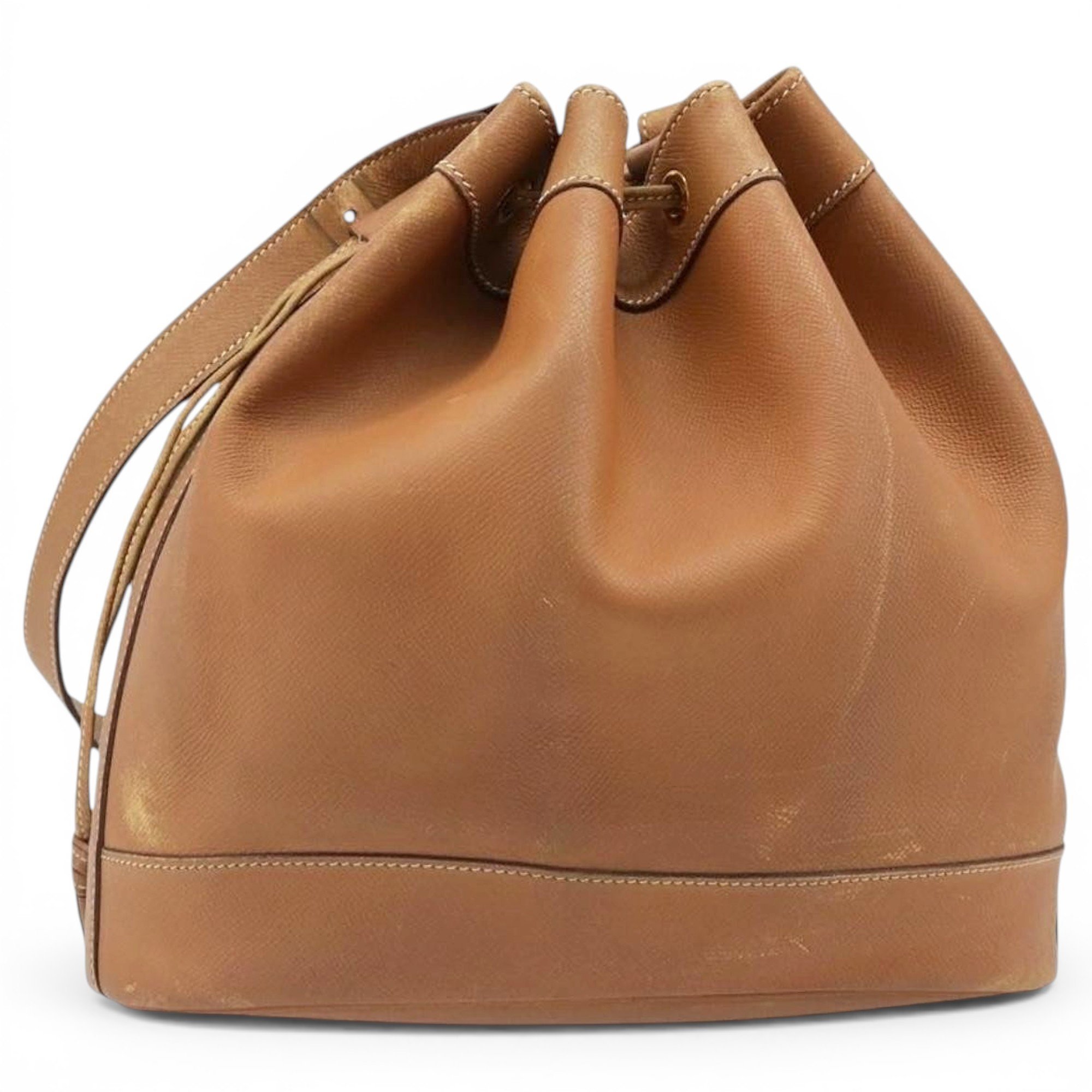 Market leather handbag