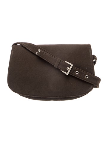 Enameled Metal Triangle Shoulder Bag