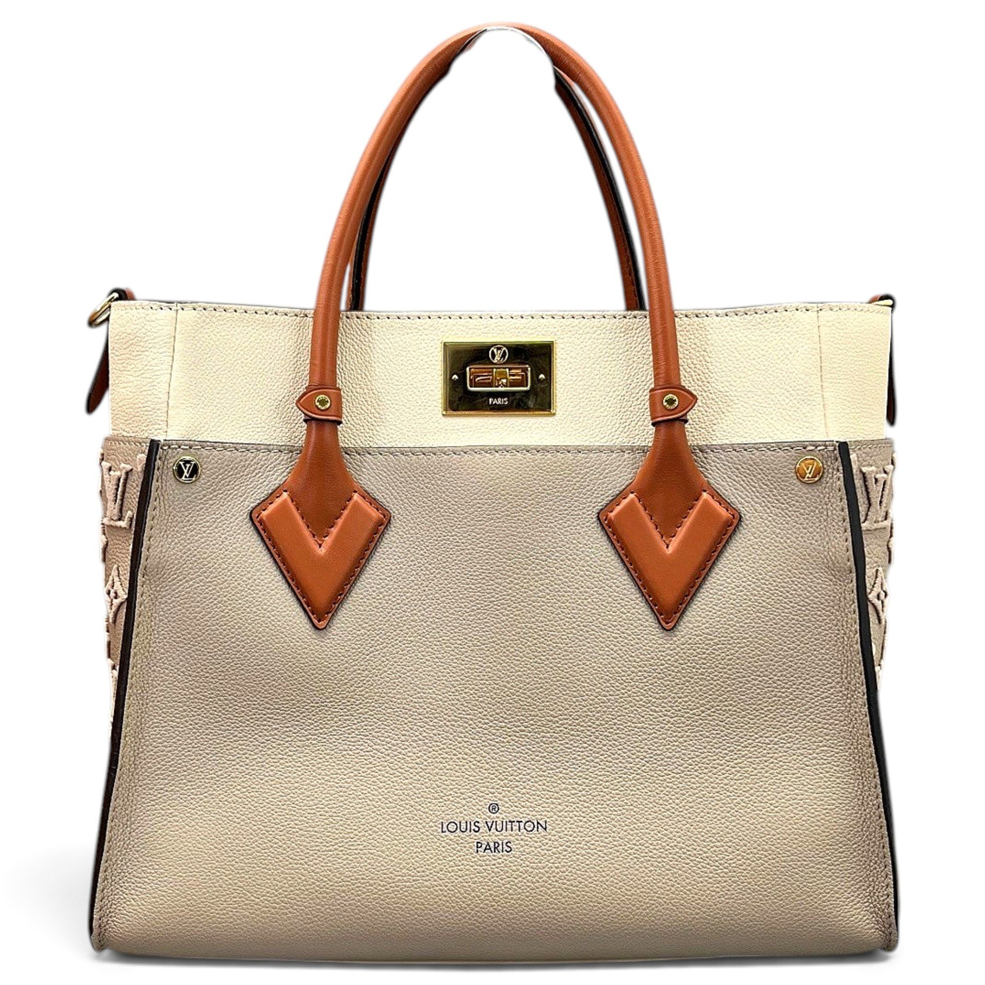 On My Side leather handbag
