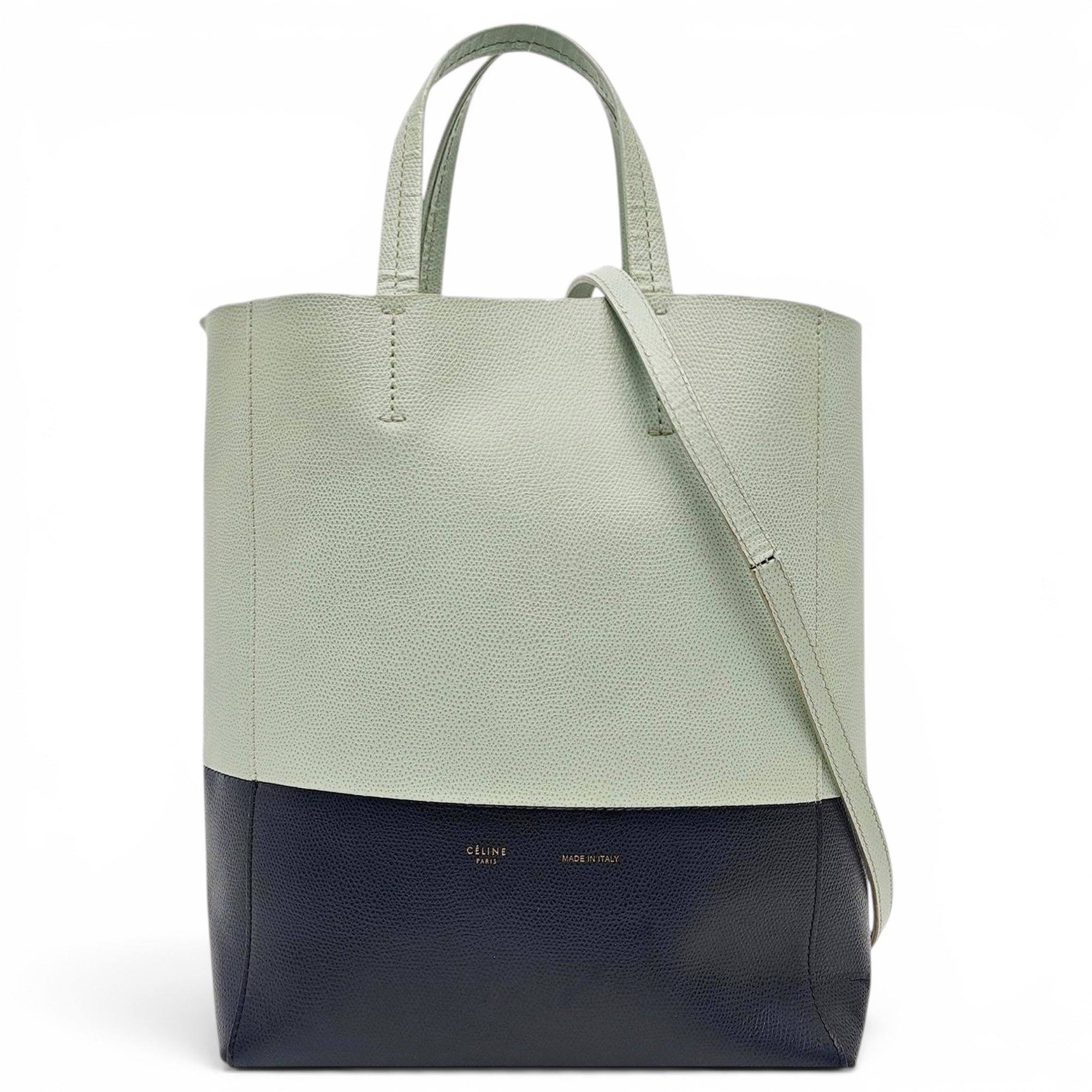Cabas leather handbag
