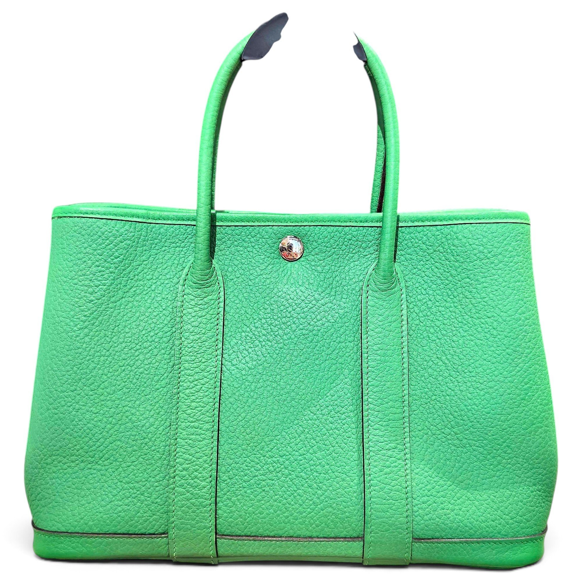 Garden Party leather handbag
