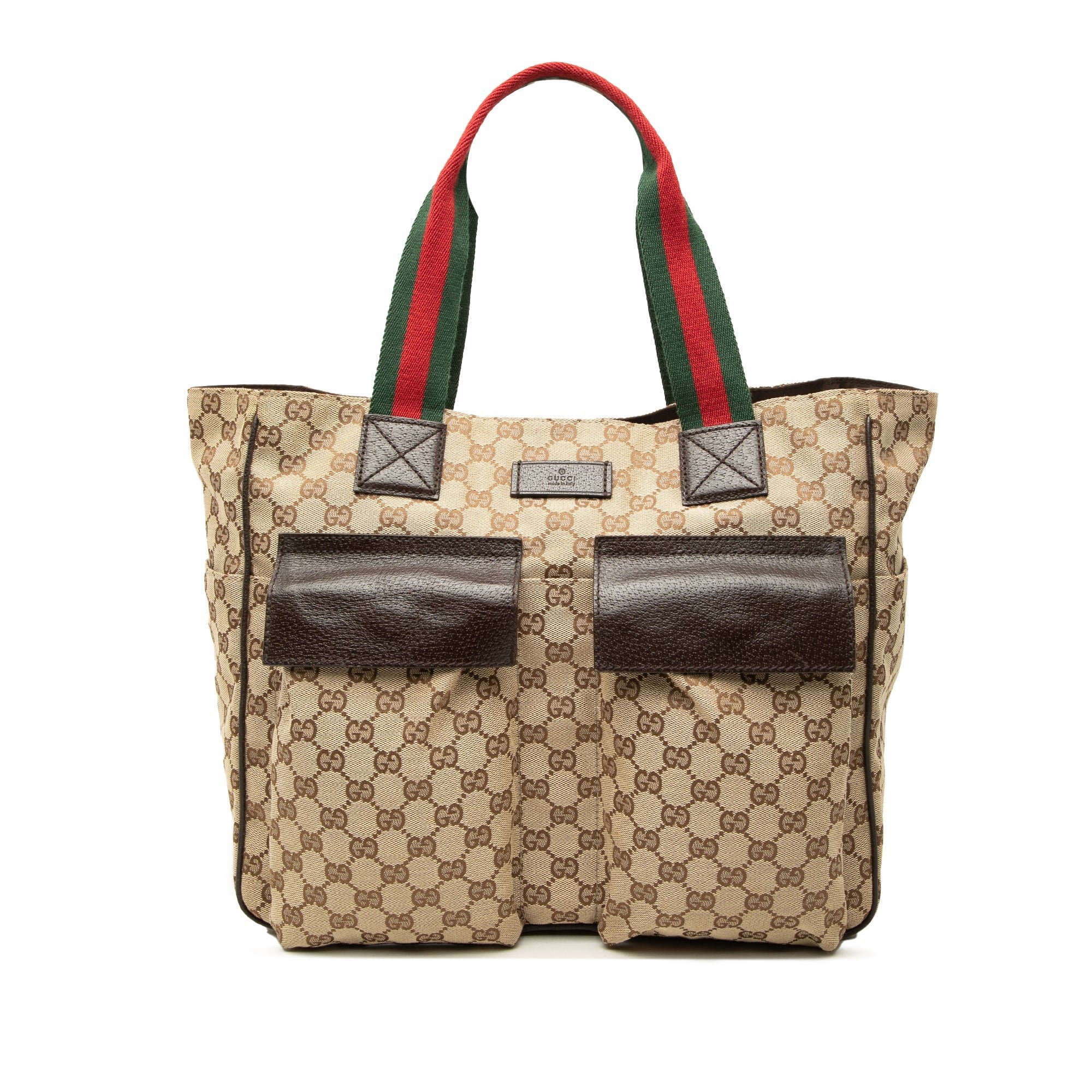 Gucci B leather handbag