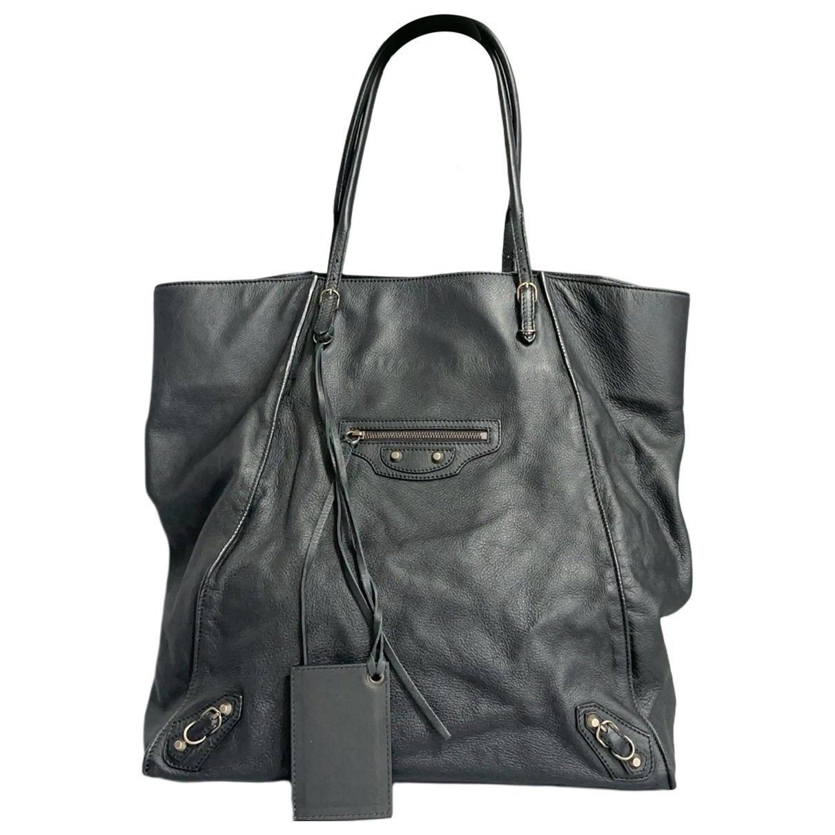 Papier leather handbag