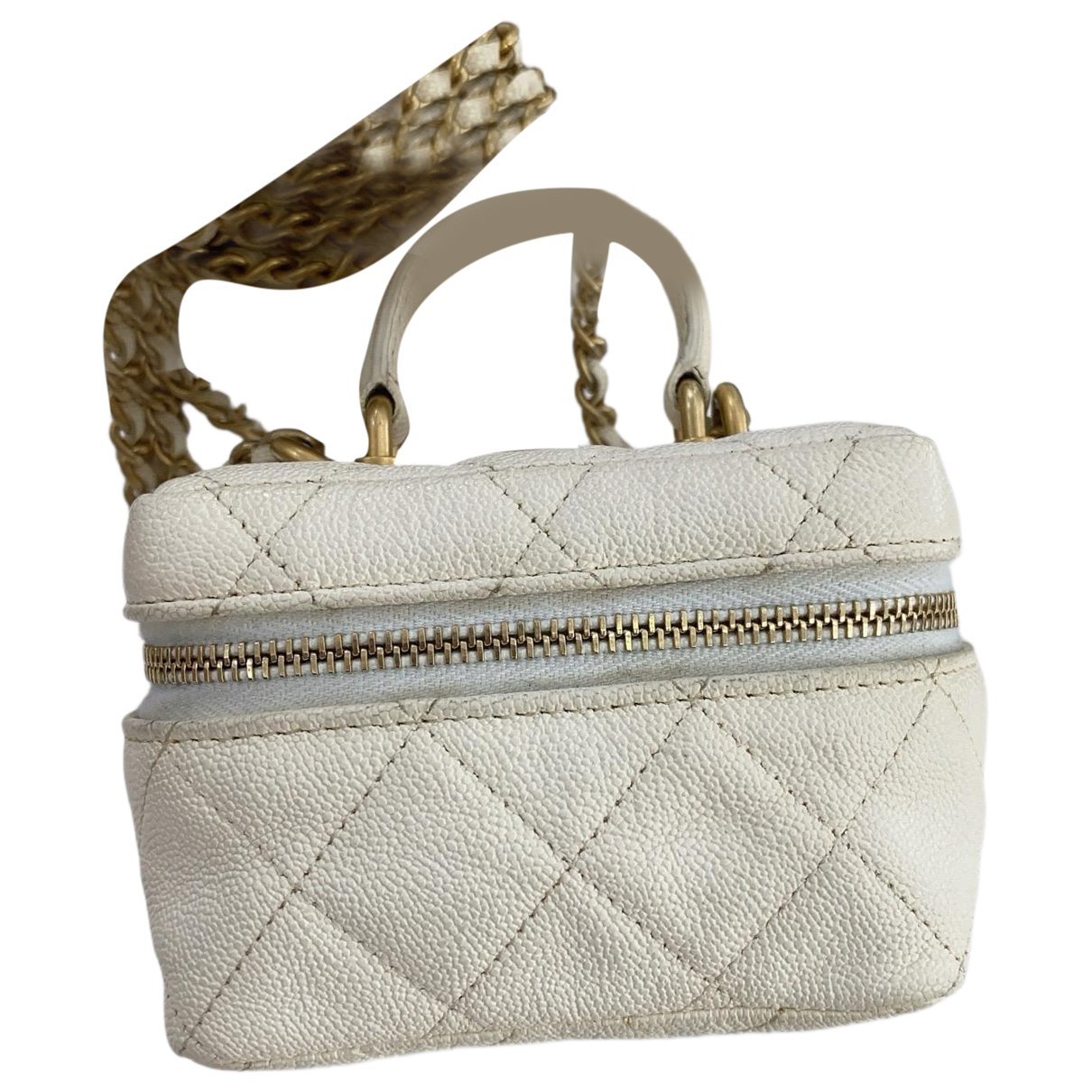 Vanity leather mini bag