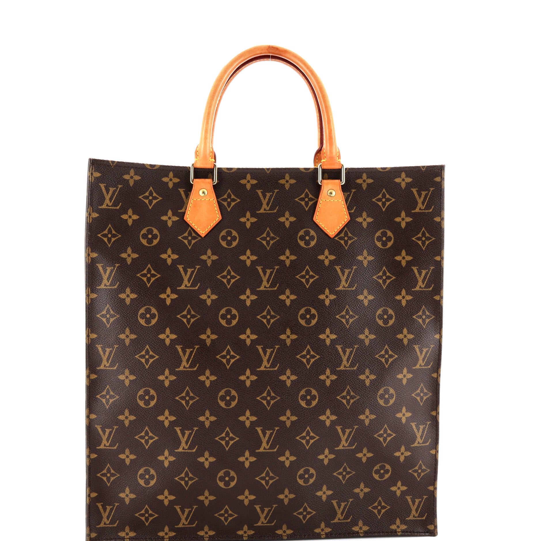 Louis Vuitton Sac Plat Bag Monogram Canvas
